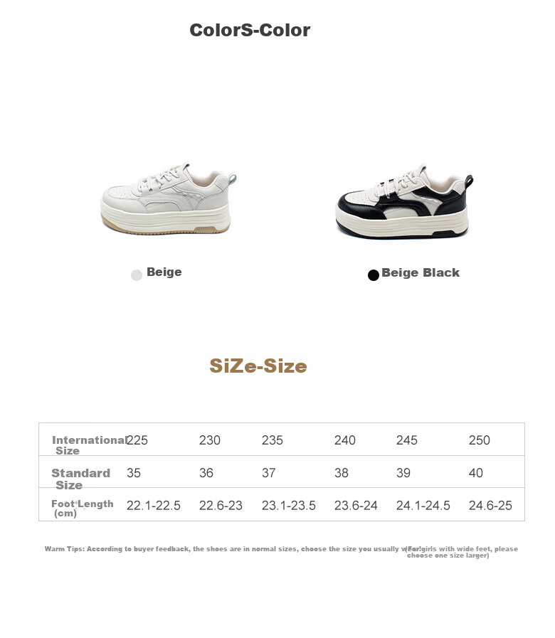 Daphne Thick-Soled White Sneakers for Women, 2026 New Spring Style, Versatile Platform Shoes with Increased Height, Casual Sports Shoes for Wome 2
