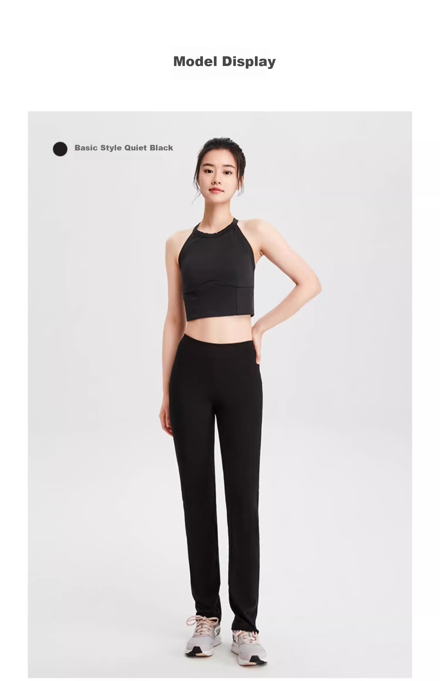 DECATHLON Quick-Dry Straight-Leg Sports Pants, Yoga Casual Loose Cotton-Feel Comfortable Running Fitness Women's -4282907 18