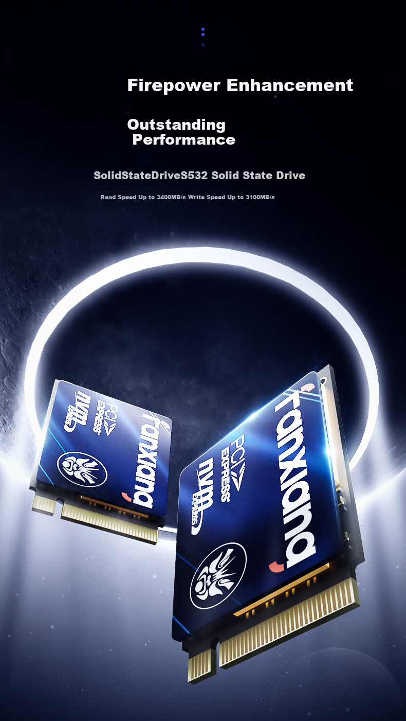 FANXIANG 1TB SSD Solid State Drive M.2 Interface NVMe Protocol PCIe 3.0 2230 Small Size Specification Computer Gaming Machine Expansion Hard Drive S532 1