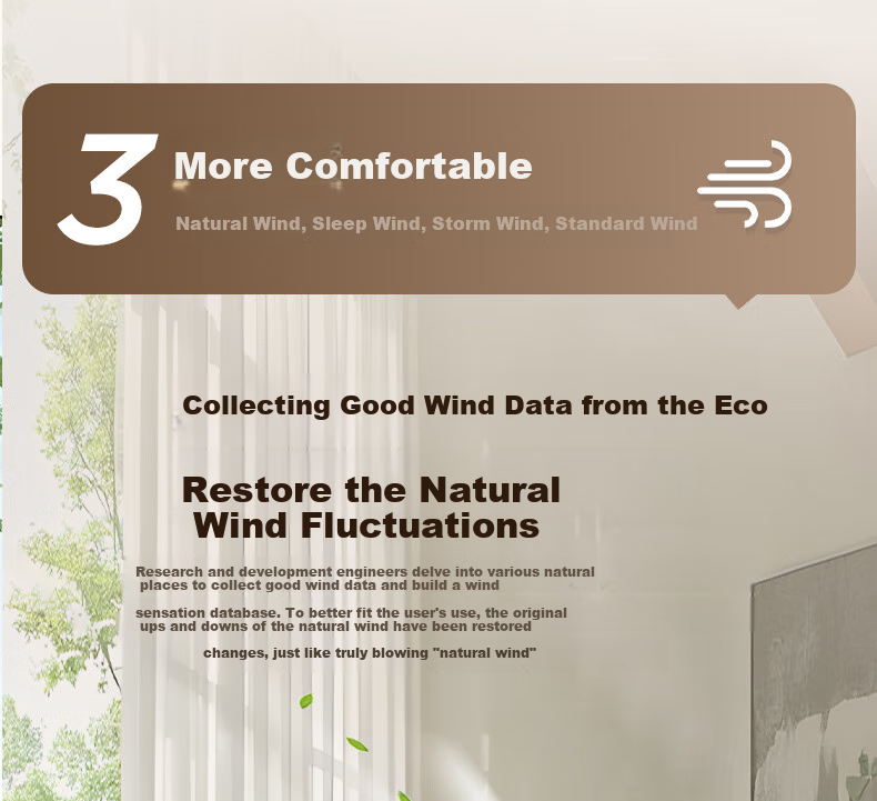 AIRMATE Electric Fan, Home Soft Wind Floor Fan, Desktop Small Fan, High Air Volume, Voice Control, Remote Control, Energy-Saving, Oscillating, Dormitory Seven-Blade Quiet Standing Fan FS35-SR106 10