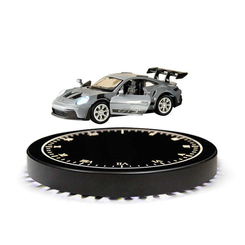 Hengyi Magnetic Levitation Car Toy Model Ornament with Bluetooth Base, Rotatable Porsche 911 Car Body, Couple Gift