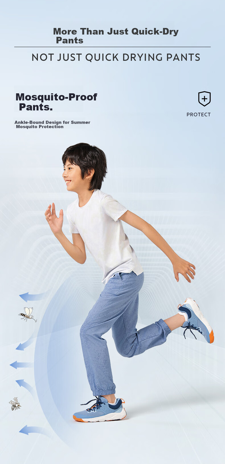 DECATHLON Children's Pants Youth Boys And Girls Lightweight Loose-Fitting Athletic Trousers-2876937 2