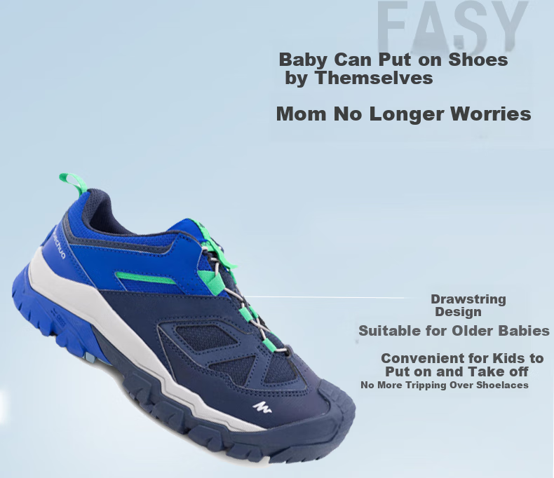 DECATHLON Sports Shoes for Boys And Girls, Black And Red - Velcro, Size 28-4569929 2