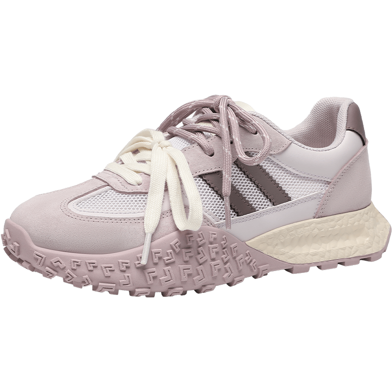 ZHR Women's Summer Mesh Breathable Casual Shoes Lightweight Versatile KS129E Taro Purple Size 37