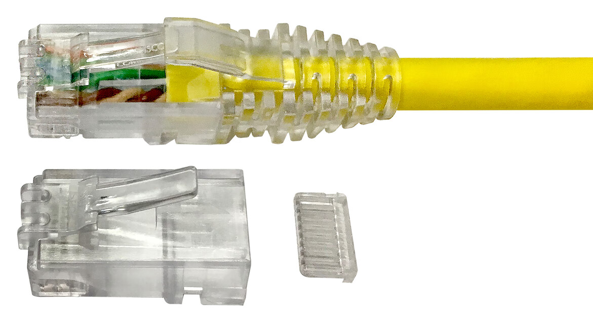 COMMSCOPE Original Cat5e Network Crystal Head RJ45 (100 Pieces Per Pack), 8-554720 (Formerly AMP Wire Brand) 3