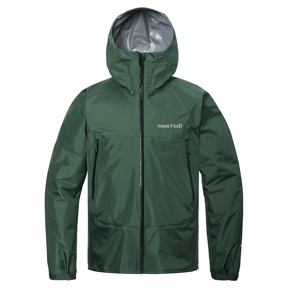 Mont-bell 2025 New Rain Dancer Outdoor Hooded Windproof Waterproof Hard Shell Jacket Men 1128729