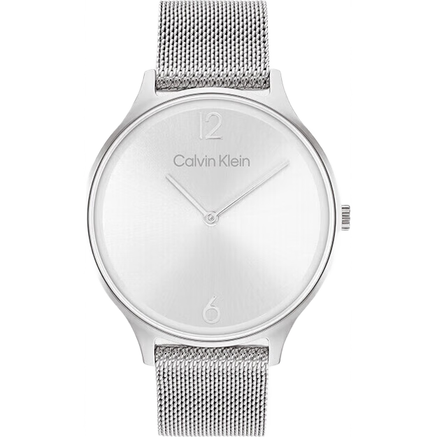 Calvin Klein CK Watch, Eternal Model, Steel Strap Quartz Women's Watch, Goddess Festival New Year Gift for Women, 25200001