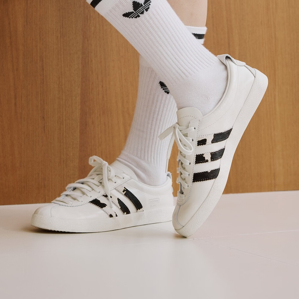 Adidas Trefoil Classic Retro Sneakers, Skateboard Shoes, Training Shoes, BLANC W JS0232, Size 40 10