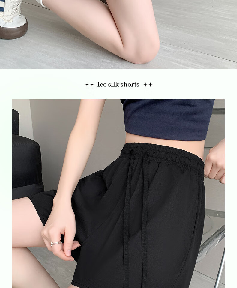 Warrior Women's Sports Shorts Summer 2026 New Loose Slim Outdoor Ice Silk Quick-Dry Antibacterial Five-Point Pants 20