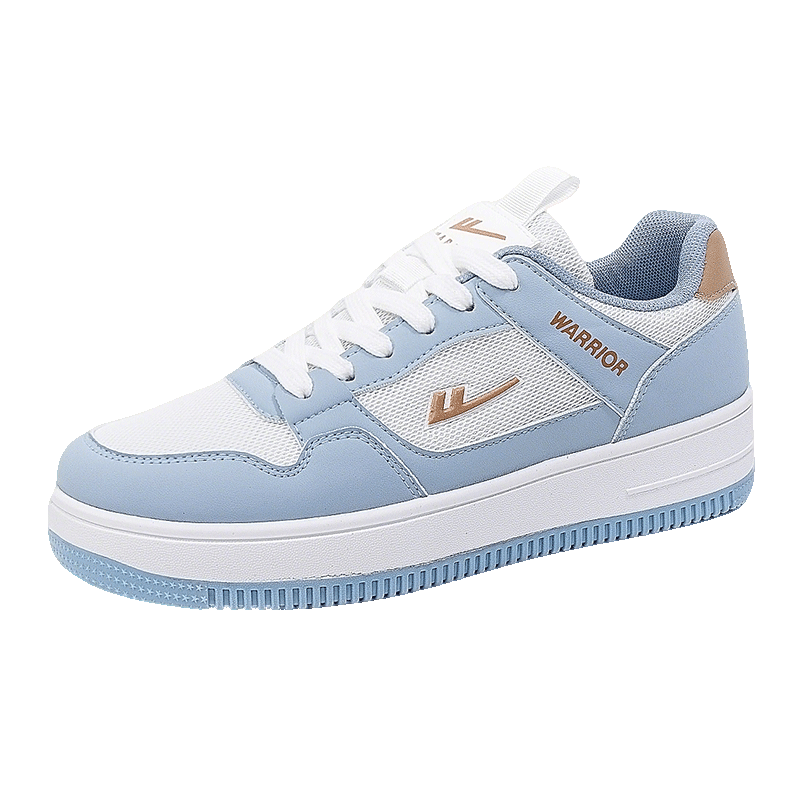 Huili Official Women's Sneakers, Summer 2026, Solid Color Shoes for Women, Lightweight Soft Sole Breathable Mesh Shoes, Blue And White, Size 36