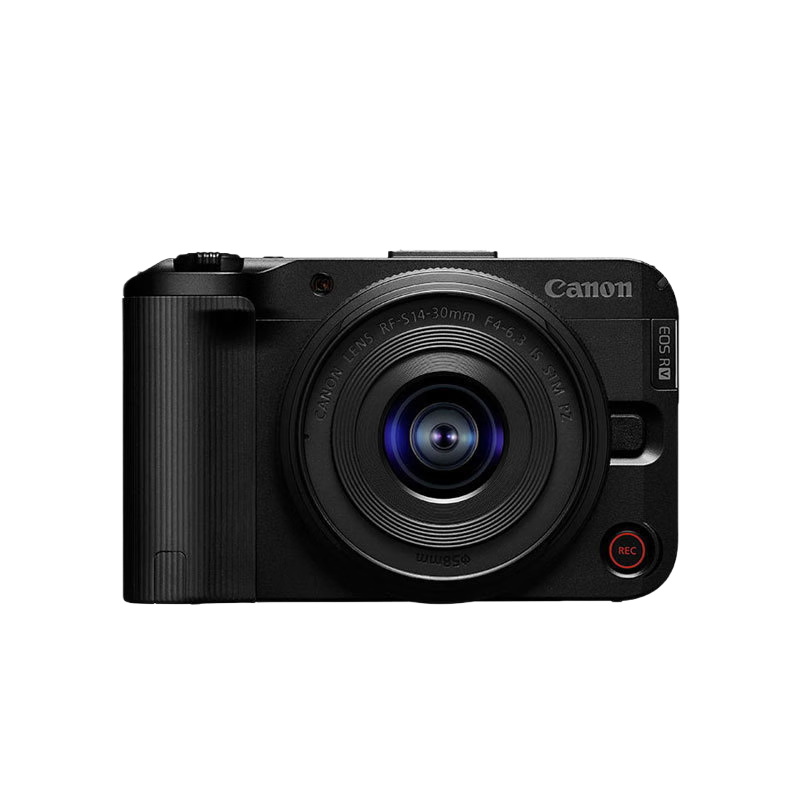 Canon R50V Mirrorless Video Camera, 4K Ultra HD Live Streaming, High-Quality Video Recorder, Student Home Travel Vlog, Street Photography Kit