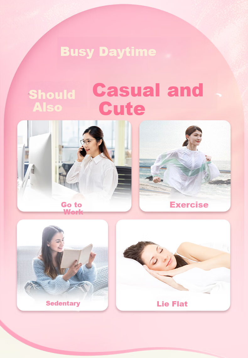 SPACE 7 Cute Breathable Antibacterial Comfort Pants, Daytime Panty-Style Sanitary Napkins, 4 Pieces [New National Standard Certified] 3