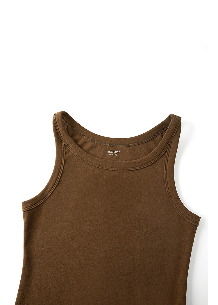 INMAN U-Neck Camisole Tank Top, Summer Women's Wear, Inner Or Outer Wear, Slimming Sleeveless Top, White, XL 11