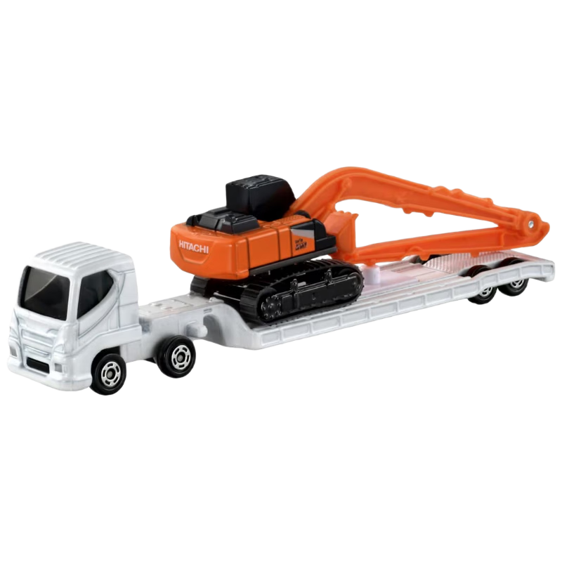 TAKARA TOMY Alloy Car Model Long Type No.143 Hitachi Construction Machinery Transport Vehicle 917694 Children's Day Gift
