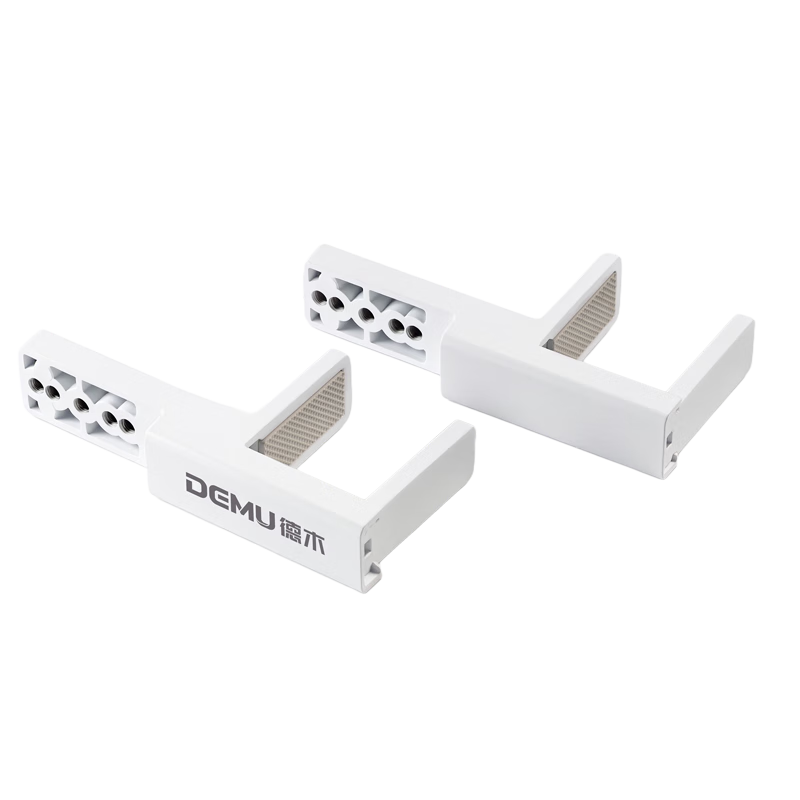 DEMU Desk Clamp PDU Power Strip Stand, Aluminum Alloy Compatible with Bull PDU Power Strip, Universal Gaming Socket/power Strip/extension Cord/power Bar, White DM-TYZJ