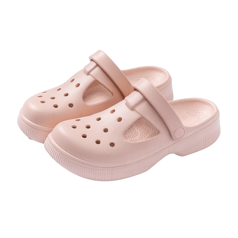 Coqui Women's Outdoor Casual Beach Sandals Breathable Soft Elastic Thick Sole Pink Size 37-38 CQ2586
