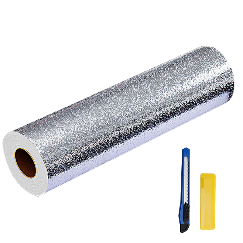 JD Original Aluminum Foil Kitchen Oil-Proof Sticker, Cabinet Waterproof Heat-Resistant Pad, Moisture-Proof Stove Countertop Insulation Protective Film, 0.6*6 Meters