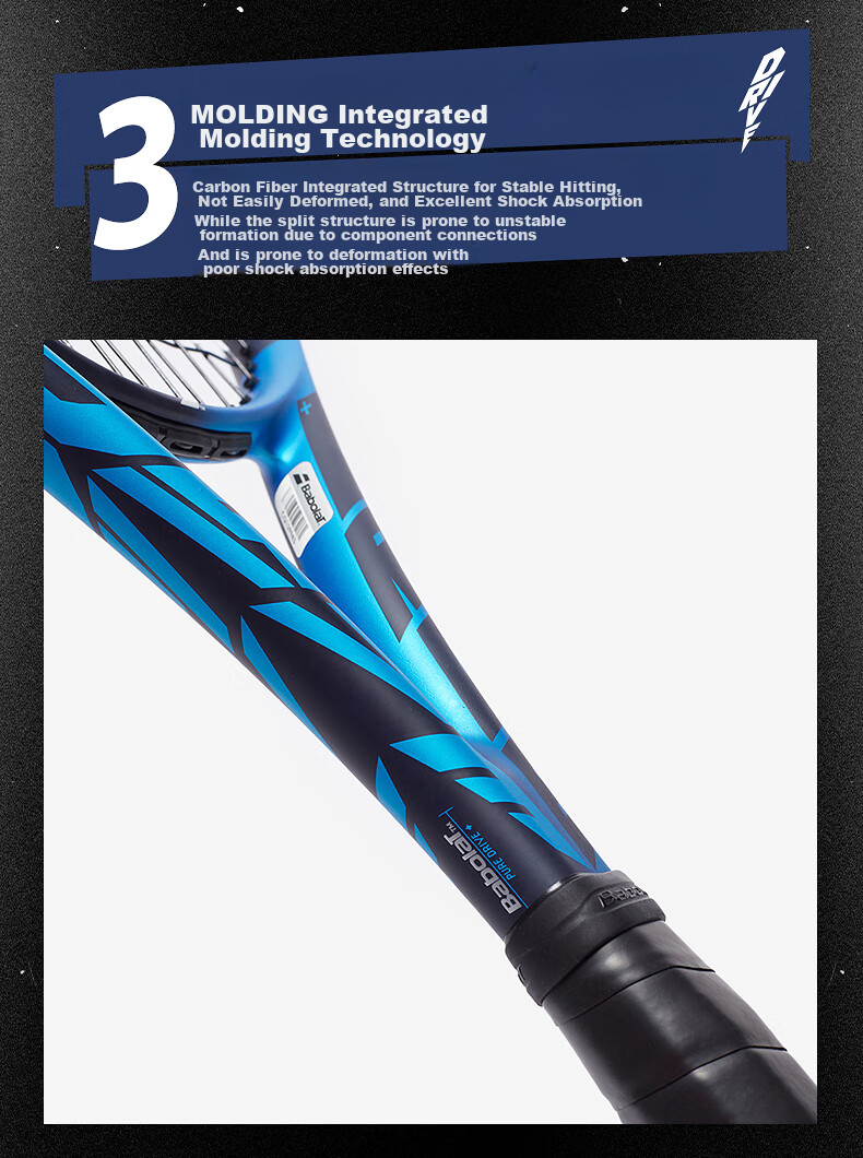 Babolat Full Carbon Tennis Racket, 2025 Model PD, for Li Na And Wang Xin Yu, Adult Professional Tennis Racket [Pre-Strung] 11