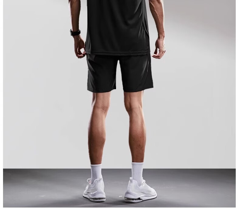 Li-Ning Sports Set, 2026 New Style Men's Quick-Dry Sports Vest And Shorts, Summer Running Basketball Fitness Two-Piece Set 19