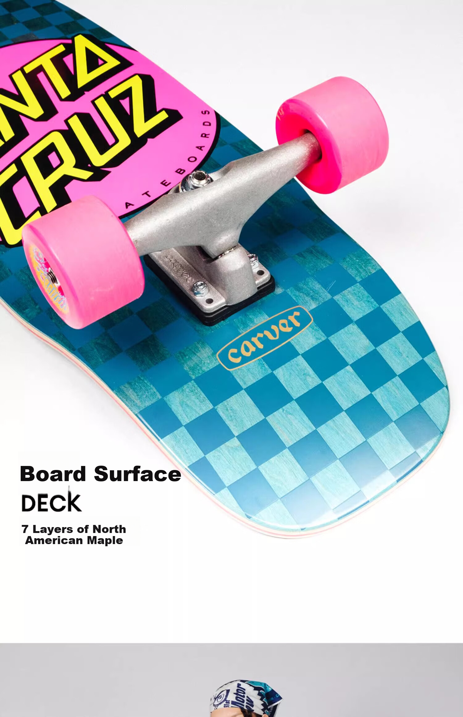 Carver Land Surfboard [Gift Box Edition] "Aurora Coast" 29.95 Inch Cx4pu Bridge 15