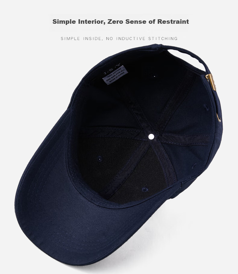 Denssyne Hard-Top Hat for Men, Not Soft And Collapsible, Suitable for All Seasons, Baseball Cap, Versatile Outdoor Style, High-Quality Sun Protection Cap for Middle-Aged And Elderly 4