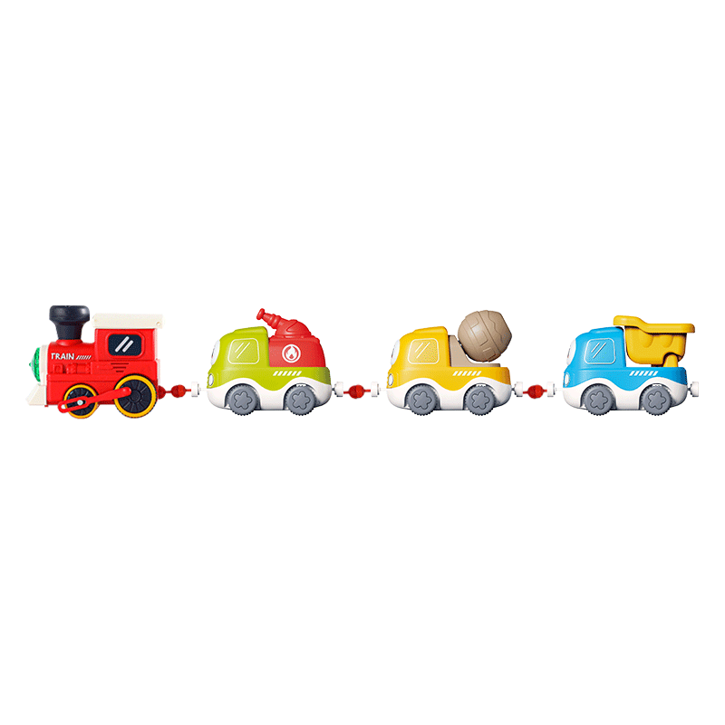 Xinge Children's Electric Track Train Toy Set with Sound Effects, Model Train Playset, Birthday Gift for Boys And Girls