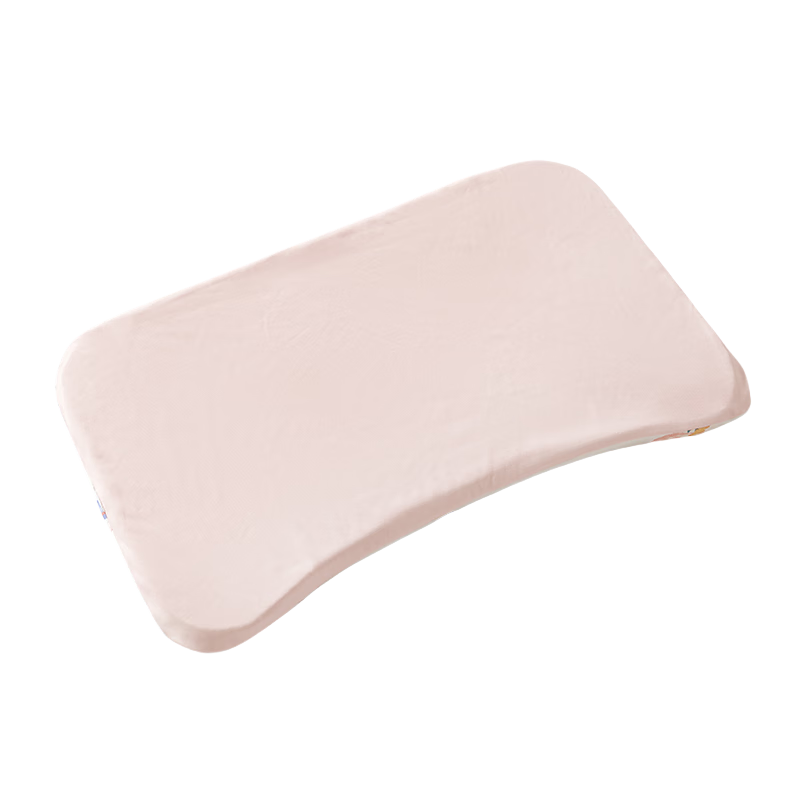 Beitaisi Children's Pillow, for Ages 1-3, Baby Silicone Pillow, Breathable, Kindergarten Children's Pillow, Suitable for All Seasons, 45*28*3.5cm