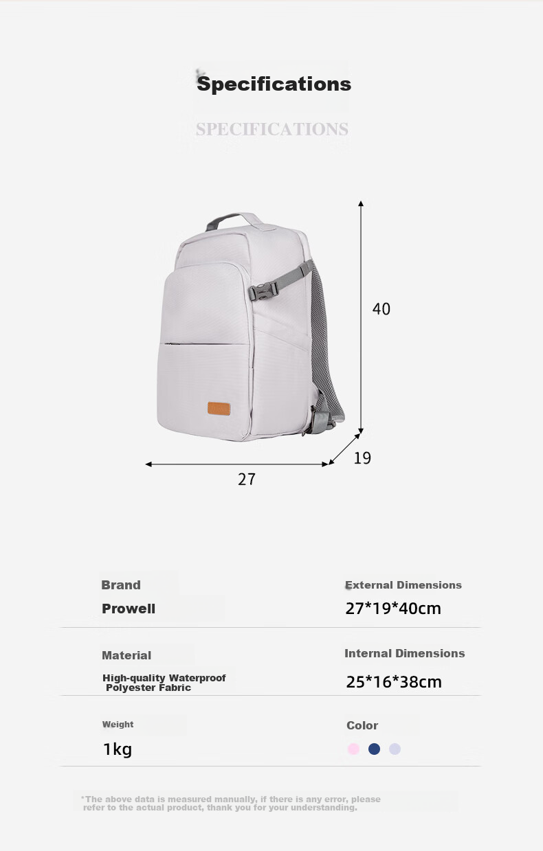 Pulewei Camera Bag, Double Shoulder Handheld Photography Bag, Casual Backpack for Women, Outdoor DSLR Camera Backpack for Men And Women, Suitable for Sony, Nikon, Cano 3