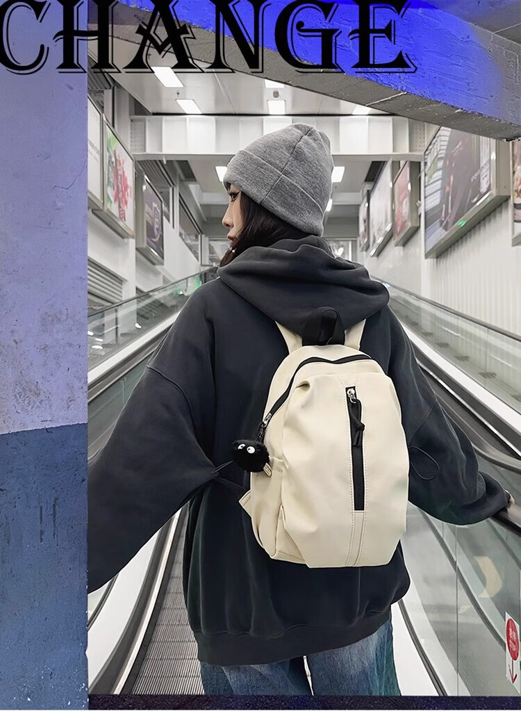 Huili Backpack, Lightweight And Portable for Men And Women, Casual Commuter Student Schoolbag, Outdoor Hiking Travel Bag 1