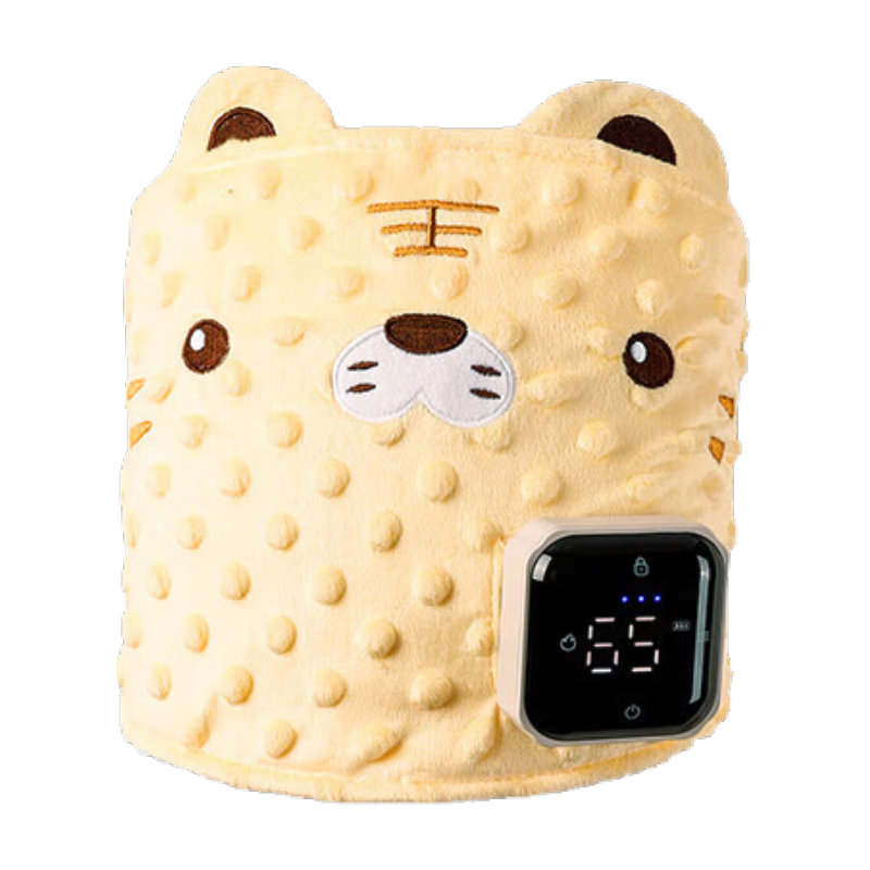 Aibaoshi Baby Heat Therapy Pillow, Belly Wrap for 0-6 Months Infants, Relieves Intestinal Bloating, Intelligent Constant Temperature Tiger D2021