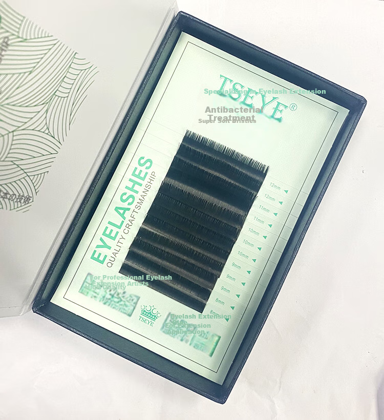 Tseye Natural Baby-Like Curved Self-Grafted Eyelashes, Professional False Lash Store Special, Single Flat Lash Official Versio 8