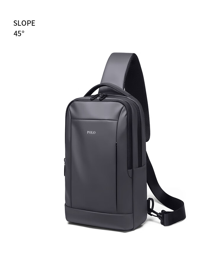 POLO Chest Bag, Men's Multifunctional Crossbody Bag, Shoulder Bag, Sports Messenger Bag, Commuter IPad And Phone Bag, Lightweight Small Backpack 9