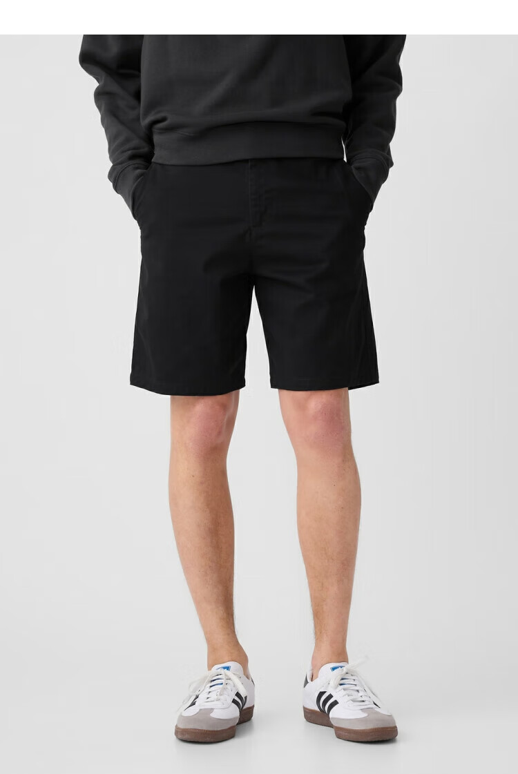 Gap Men's Classic Basic Twill Cotton Mid-Rise Straight Shorts Casual Pants US Version 866125 13