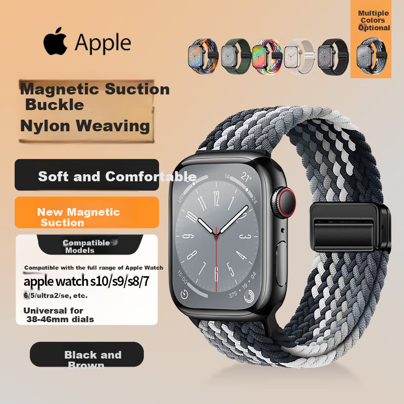 Baking Compatible Apple Watch Band for Apple Watch S12/S11/S10/S9/8/7/6/5/4/SE/Ultra3, IWatch Sports Original Box Packaging