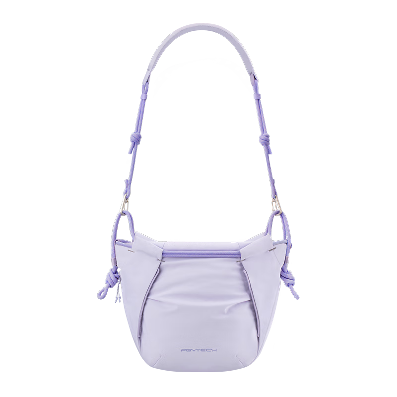 PGYTECH Drawstring Camera Bag, Dandelion OneGo Drawstring Bag, Mirrorless Camera Sling Bag, Shoulder Photography Bag, Fuji Instax Camera Bag Inner Liner, Suitable for Sony And Canon, Lilac Purple