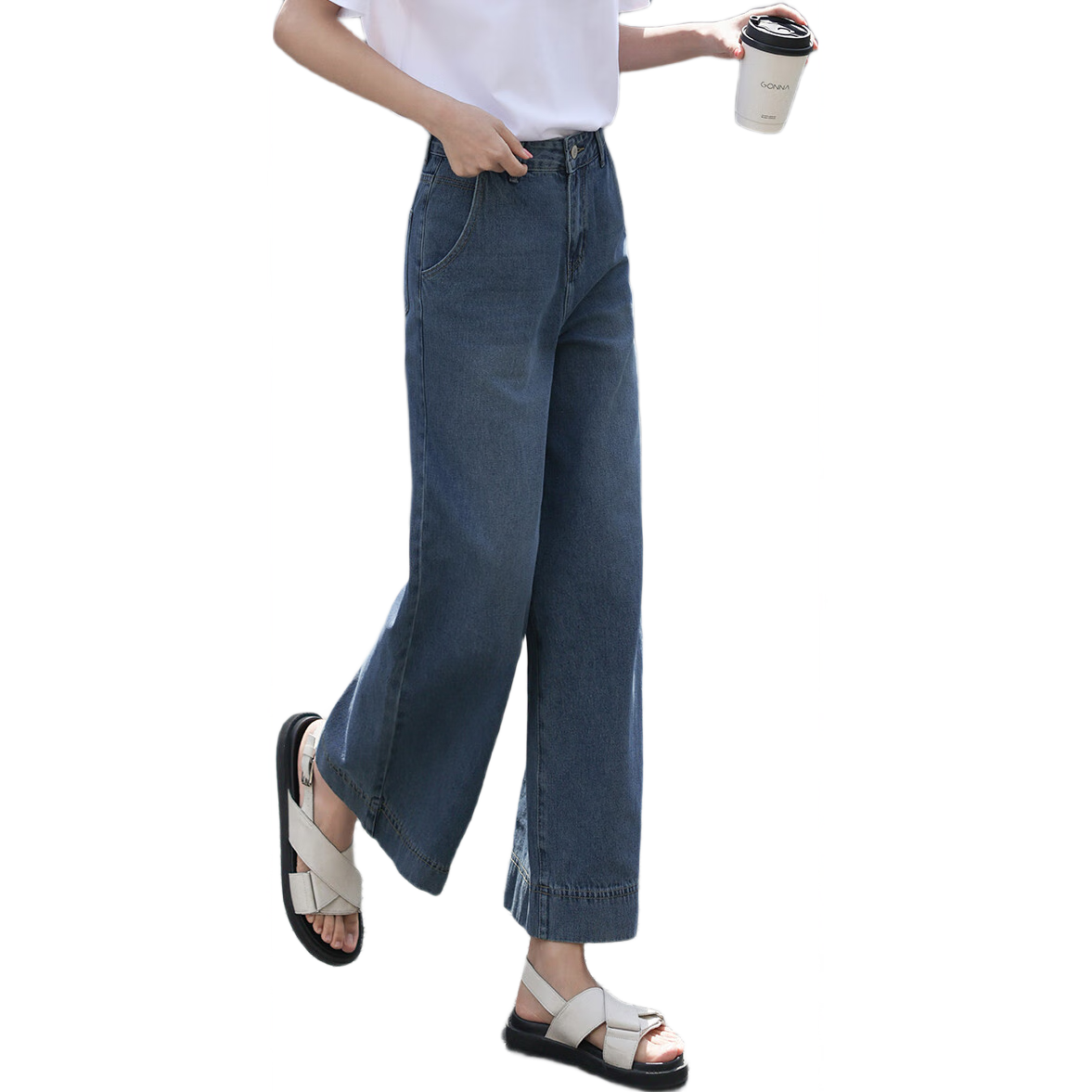 Dme [Casual Denim Jeans] Spring And Autumn Style, Slimming Pear-Shaped Elegant Fashionable Trendy Jeans for Wome