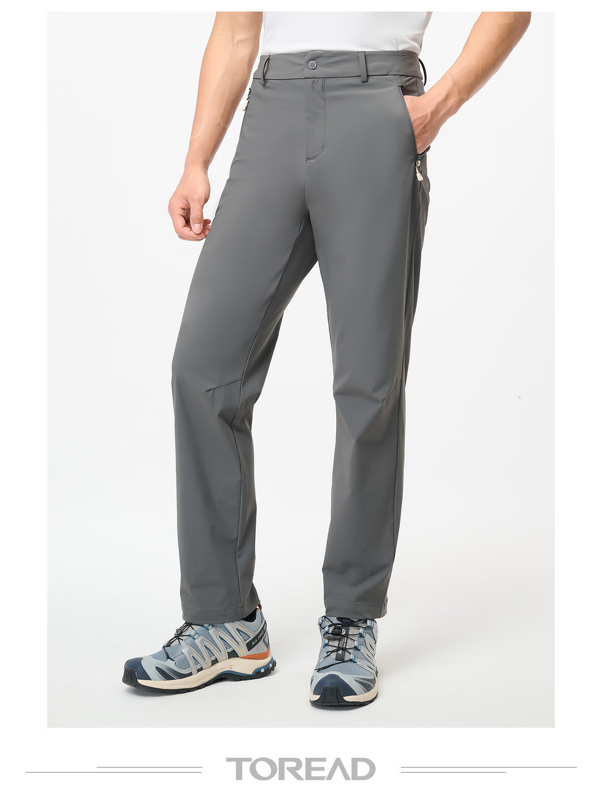 TOREAD Functional Pants for Men, Spring And Summer Outdoor Elastic Breathable Quick-Dry Trousers, Casual Hiking And Mountaineering Pants TAMMEN81823 7