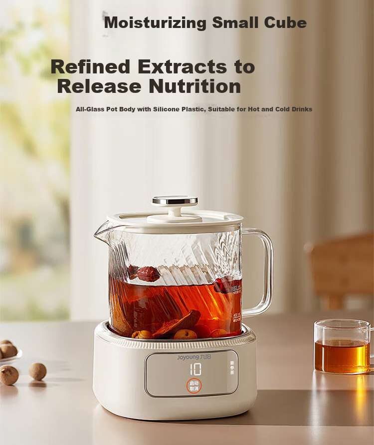 Joyoung Home Use 1L Small Capacity Health Pot, Multi-Purpose Electric Kettle for Hot And Cold Water, Metal Kettle without Glue, Constant Temperature Kettle, K10D-WY103 2