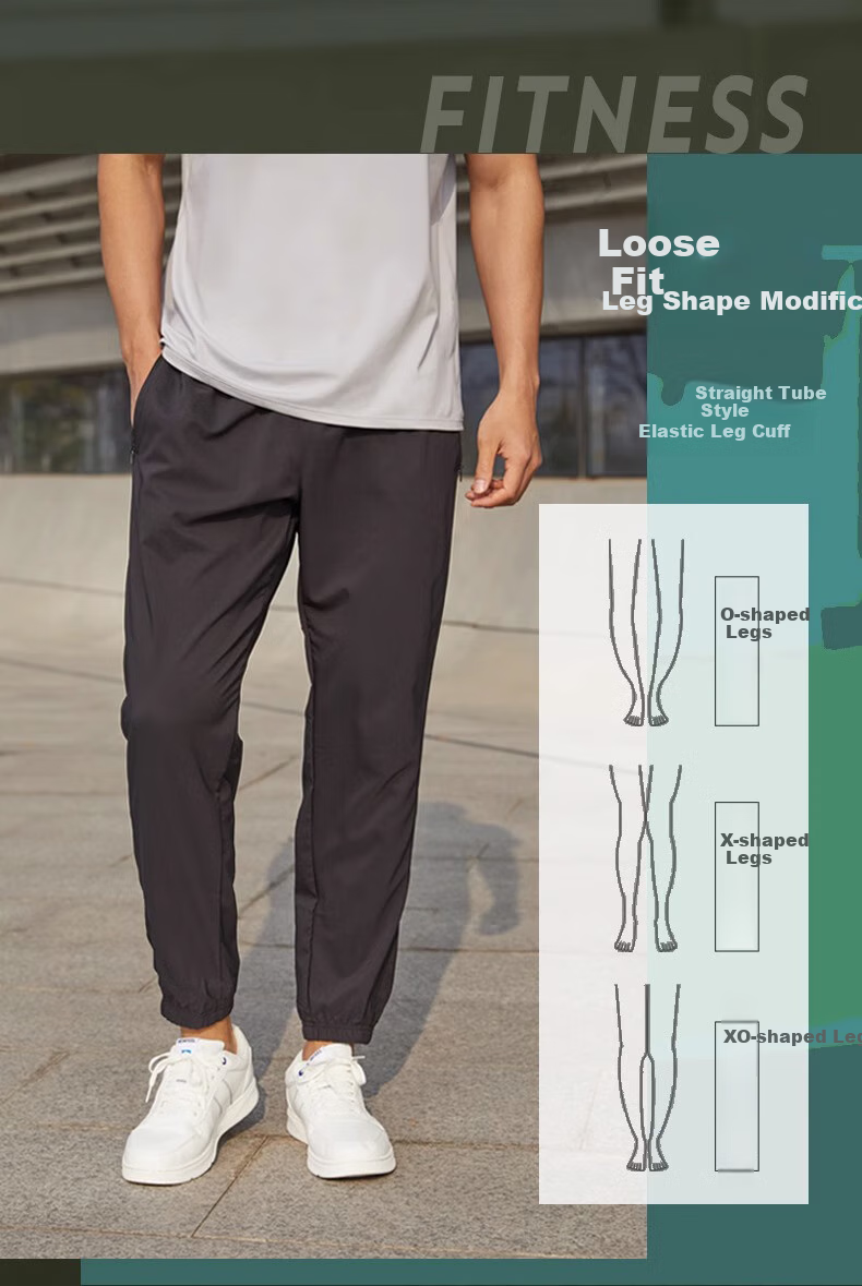 DECATHLON Men's Sports Pants, Quick-Dry Long Trousers, Elastic Ankle Pants, Breathable Lightweight Athletic Pants-2954991 3