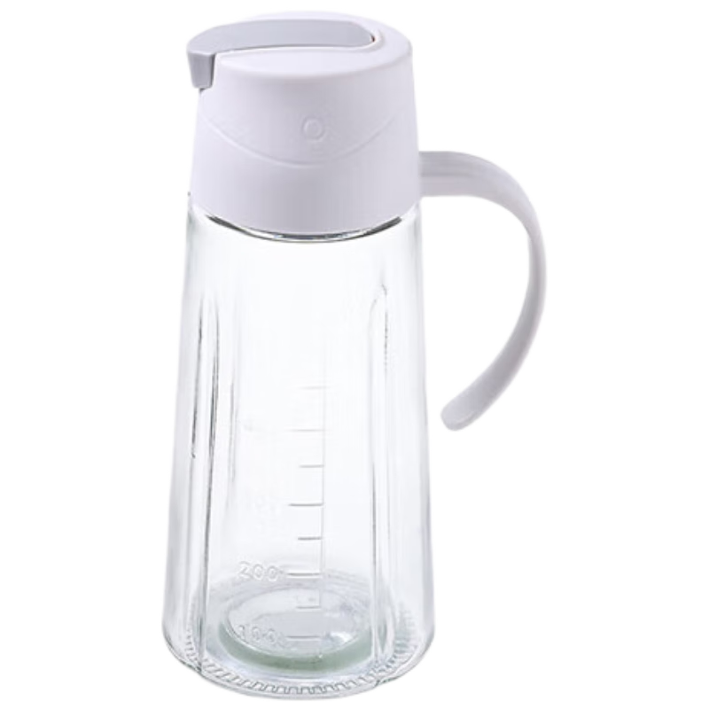 BJ Automatic Opening And Closing Oil Dispenser with Stainless Steel Spout, Kitchen Glass Oil Bottle, Soy Sauce And Vinegar Bottle, Seasoning Bottle, Oil Container
