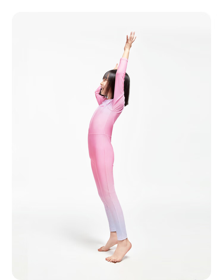 Annil Children's Clothing, Boys And Girls Long-Sleeve Long Pants One-Piece Swimsuit Set, Summer Elastic Water-Repellent Sun Protectio 8
