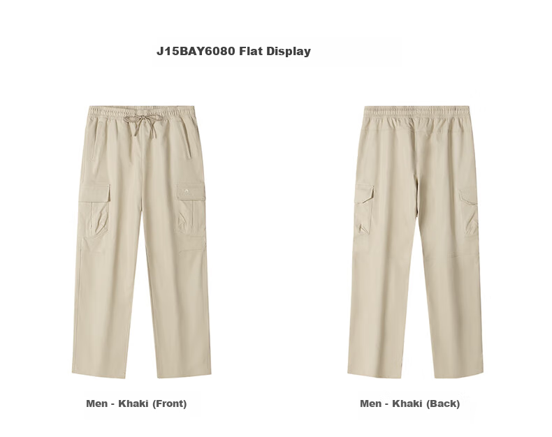 CAMEL Casual Cargo Pants, New Women's Trousers, Outdoor Hiking Woven Long Pants, Loose Straight-Leg Sports Pants 32