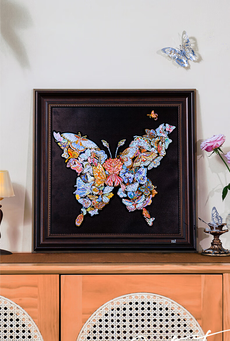 TOI Wooden Puzzle with Frame, 100 Pieces, The Little Prince, Handmade Toy, Birthday Gift, Shaohua Butterfly Dream 8