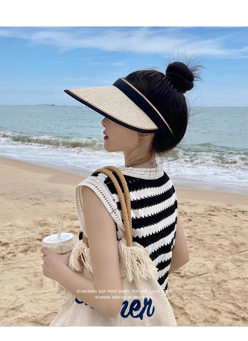 TUCANO Sun Protection Hat for Women with Wide Brim, Summer UV-Resistant Sun Hat, Visor Cap, Outdoor Face-Covering Hat 10
