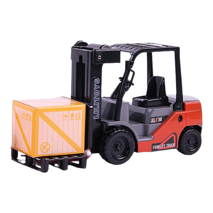 Mabaozibao Forklift Toy, Extra Large Construction Vehicle, Children's Car Model, Baby Boy's Toy for Ages 1-3 Realistic Gift