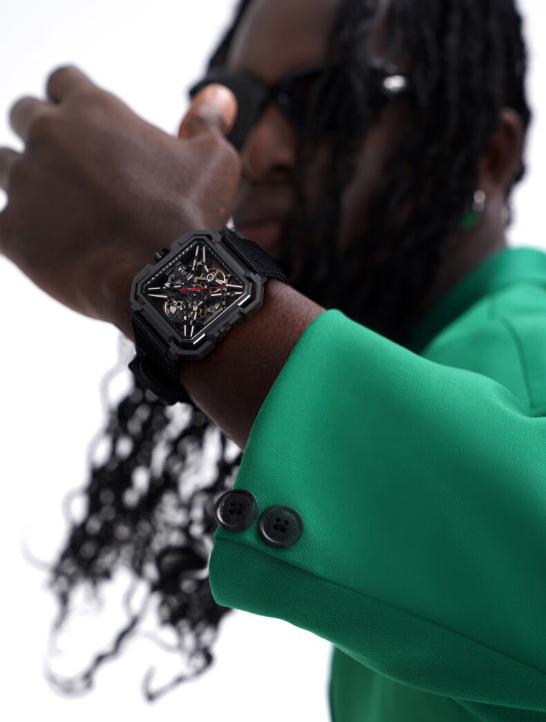 CIGA Design X Series Matrix Full Skeleton Mechanical Watch Fashion Trendy Timepiece Christmas Gift 15