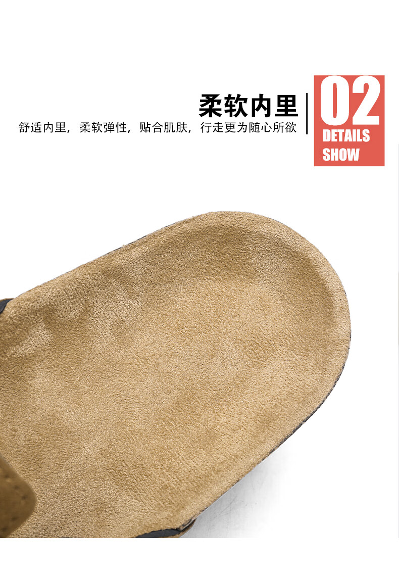 FOOTOPPO Women's Closed-Toe Slip-On Shoes, Thick-Soled Outdoor Slippers, Summer Wear Birkenstock Sandals 1