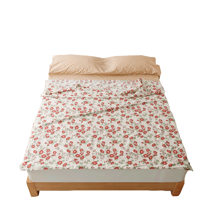 SOMERELLE Travel Hotel Hygienic Sleeping Bag Pure Cotton, All-Cotton Antibacterial Bed Sheet And Duvet Cover Integrated Portable, 160*215cm