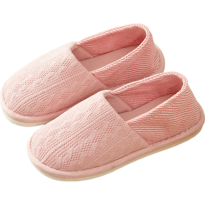 GUOLUOFEI Postpartum Shoes, Maternity Heel Covers, Spring And Summer Confinement Women's Slippers, Cotton Sandals for Pregnant Women, Pink, Size 38-39