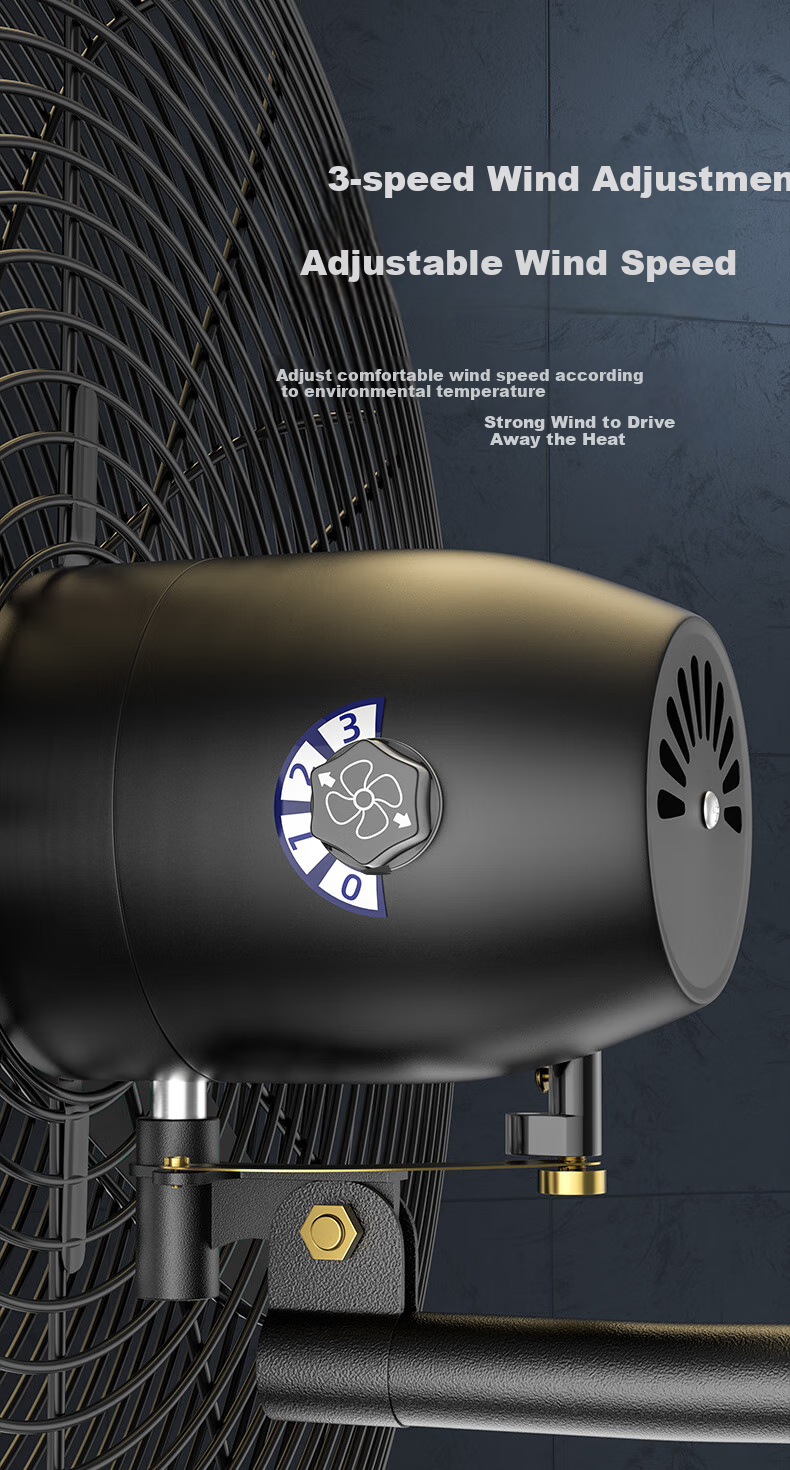 Zuanshipai Industrial Fan, High-Power Electric Fan, Bull Horn Fan, Large Capacity for Factory Workshop Commercial Use, Standing Industrial Fan for Blowing Formaldehyde Removal FS-65 7